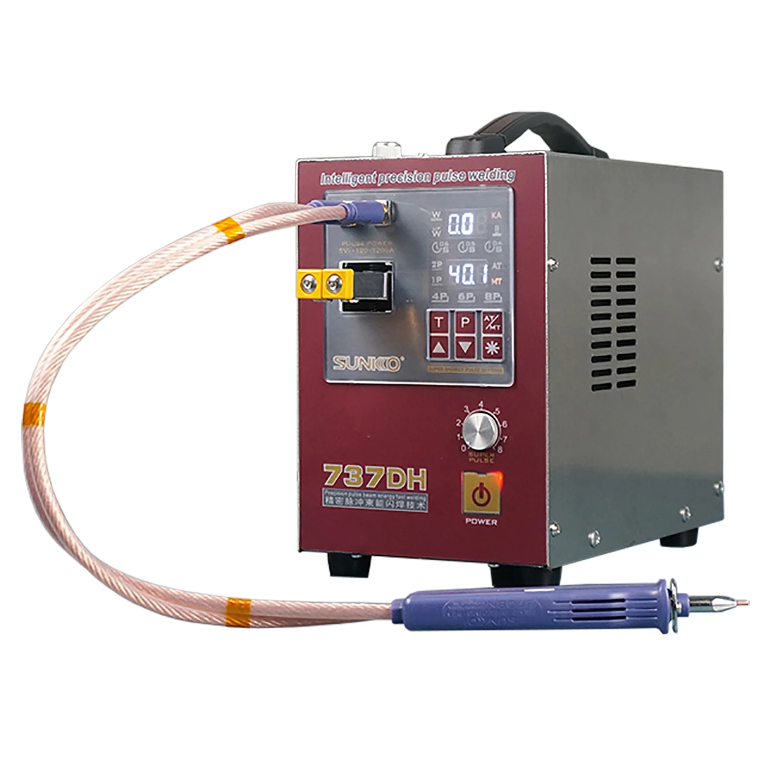 SUNKKO 737DH AC110V Battery Spot Welder With Welder Pen Spot Welding Machine For 18650 21700 Battery Pack
SUNKKO 737DH AC110V Battery Spot Welder With Welder Pen Spot Welding Machine For 18650 21700 Battery Pack
