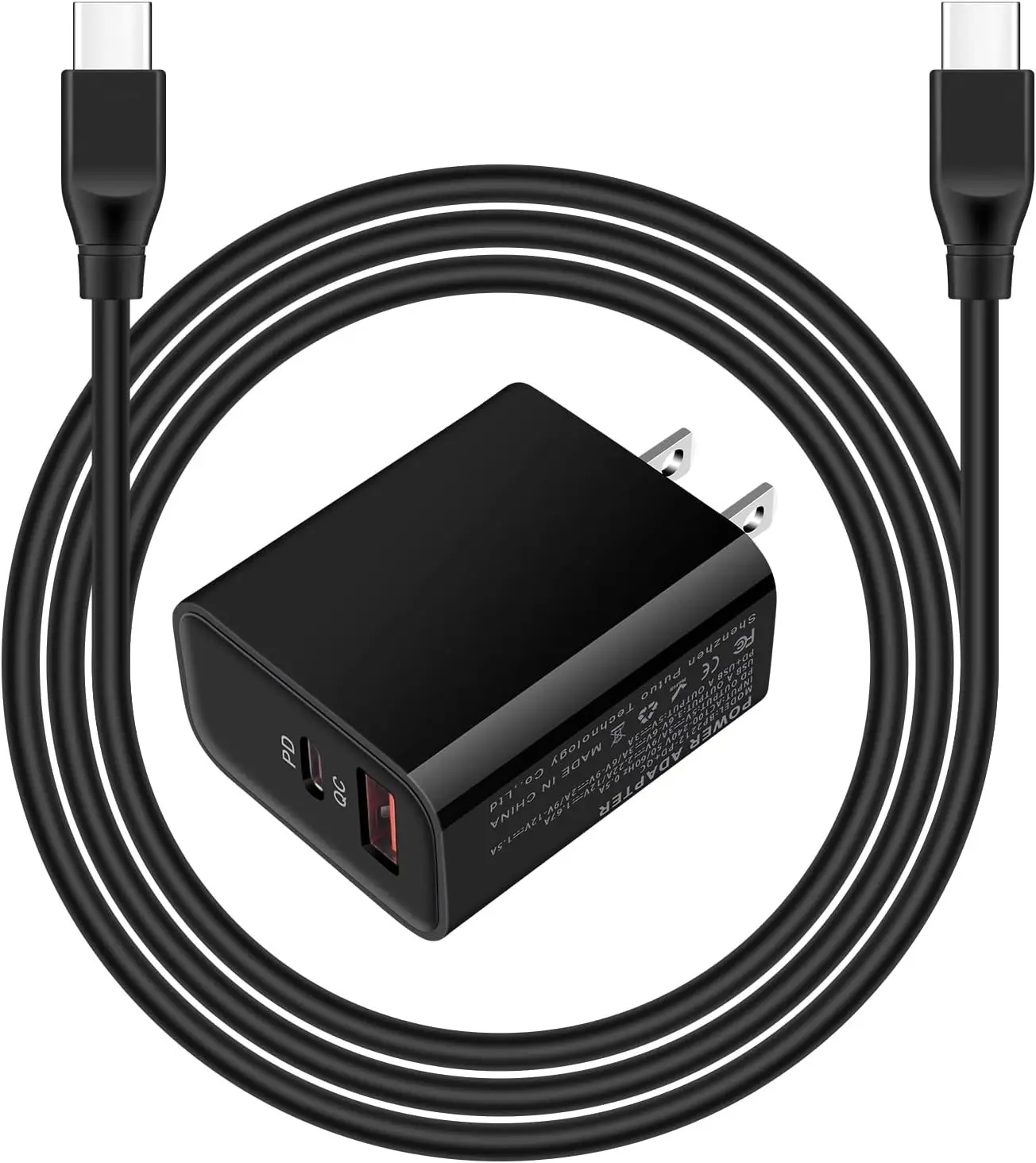 20W USB C Fast Charger for Moto G Power 2026/2025/2024/G Stylus/G 5G/G Pure/G Play/G7/Edge, PD 3.0 Type C Wall Charger with Cable
20W USB C Fast Charger for Moto G Power 2026/2025/2024/G Stylus/G 5G/G Pure/G Play/G7/Edge, PD 3.0 Type C Wall Charger with Cable