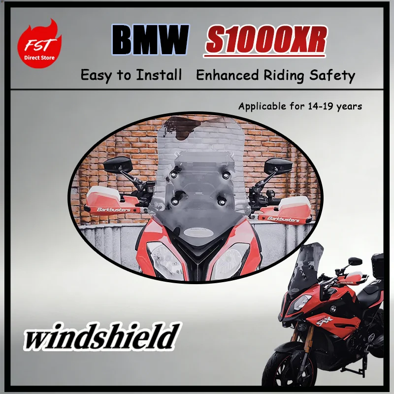 FOR BMW S1000XR 2014-2019 Full Coverage Heightened Wind Shield Motorcycle Modified Accessory for Enhanced Riding Experience
FOR BMW S1000XR 2014-2019 Full Coverage Heightened Wind Shield Motorcycle Modified Accessory for Enhanced Riding Experience