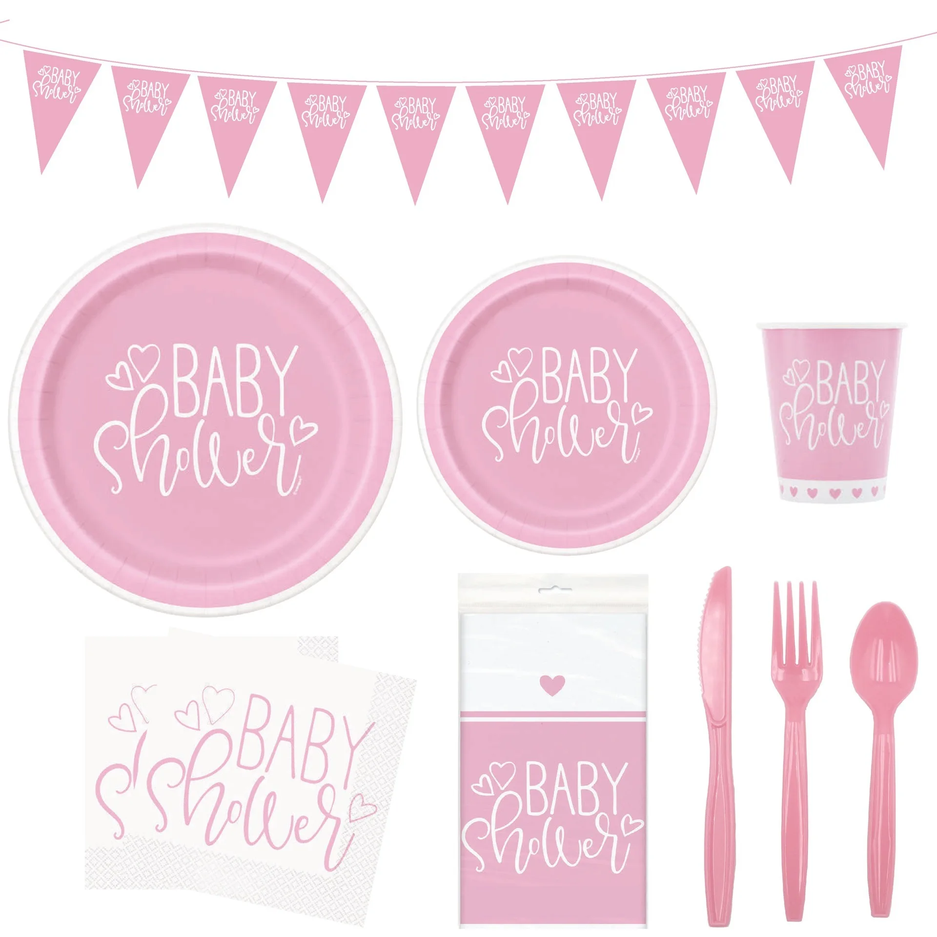 baby shower party tableware set pink girl birthday party decoration disposable paper plates paper cups tissue paper wholesale
baby shower party tableware set pink girl birthday party decoration disposable paper plates paper cups tissue paper wholesale