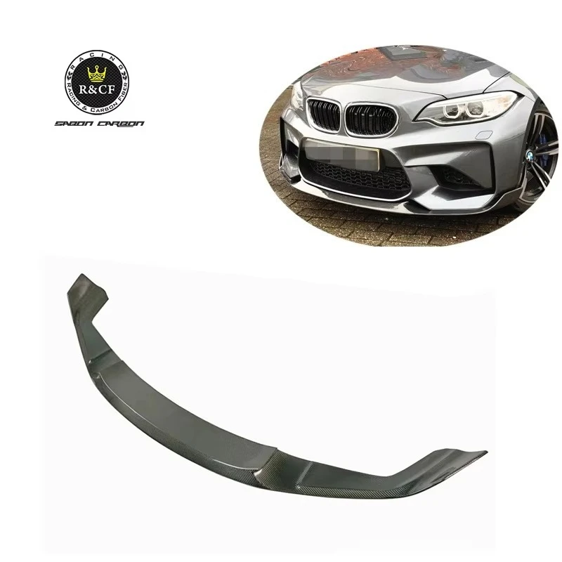 For BMW F87 M2 Carbon Fiber Front Bumper Lip Splitter Spoiler CS Style New Condition
For BMW F87 M2 Carbon Fiber Front Bumper Lip Splitter Spoiler CS Style New Condition