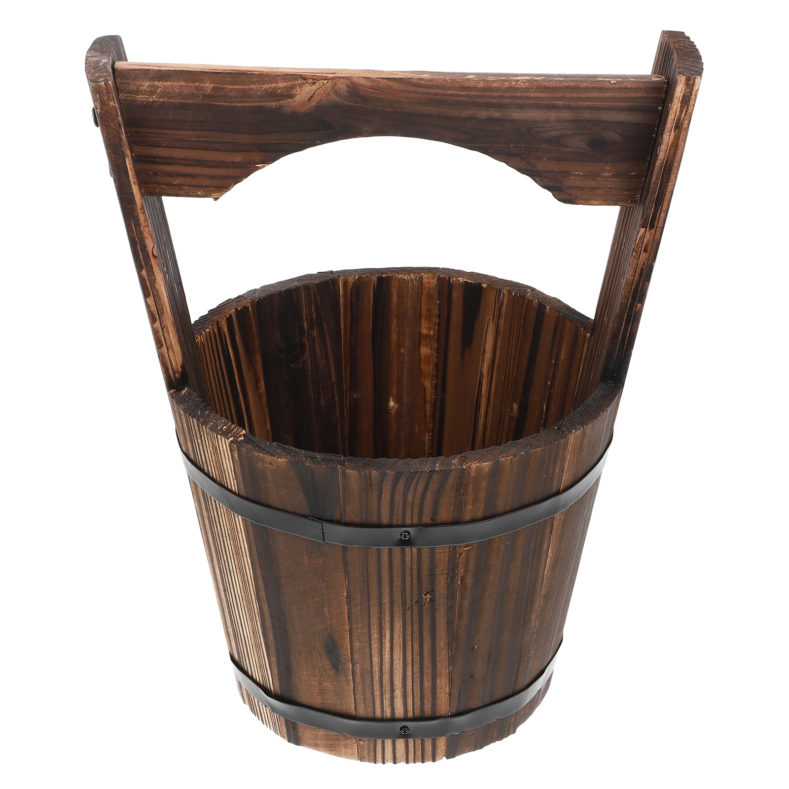 Retro Wooden Barrel Planter Handheld Flower Pot Small Portable Garden Decor Vegetable Plant Container Brown Wood
Retro Wooden Barrel Planter Handheld Flower Pot Small Portable Garden Decor Vegetable Plant Container Brown Wood