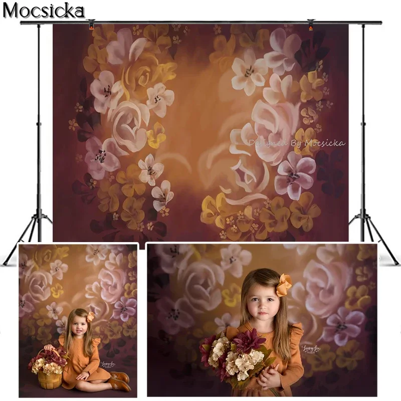 Mocsicka Blooming Flowers Photography Background Hand Drawn Style Dream Flowers Backdrop Child Portrait Decoration Props Studio
Mocsicka Blooming Flowers Photography Background Hand Drawn Style Dream Flowers Backdrop Child Portrait Decoration Props Studio