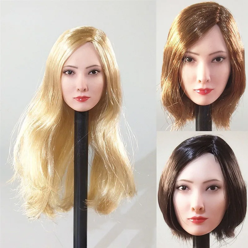 SGTOYS S-017 1/6 Beauty Female Head Sculpt Girl Head Carving Fit 12'' Action Figure Body for Hobby Collection
SGTOYS S-017 1/6 Beauty Female Head Sculpt Girl Head Carving Fit 12'' Action Figure Body for Hobby Collection