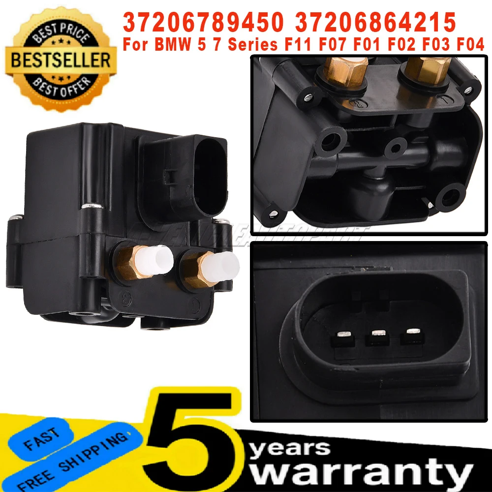 New 37206789450 37206864215 For BMW 5 7 Series F11 F07 F01 F02 F03 F04 Compressed-Air System Valve Block 3Pins car accessories
New 37206789450 37206864215 For BMW 5 7 Series F11 F07 F01 F02 F03 F04 Compressed-Air System Valve Block 3Pins car accessories