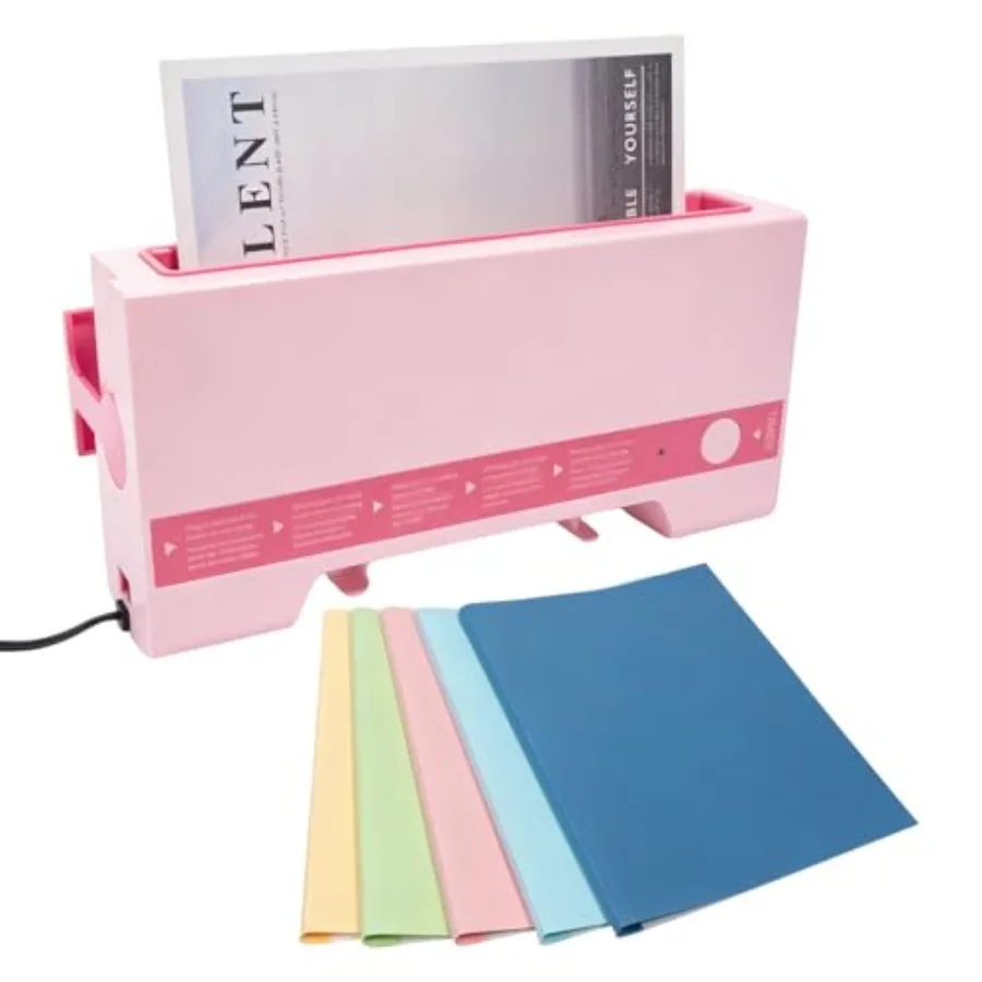Thermal Binding Machine, Hot Glue Book Binder with 2-Min Fast Preheat, Automatic Bookbinding Machine Binds Up to 280 Sheets, Fi
Thermal Binding Machine, Hot Glue Book Binder with 2-Min Fast Preheat, Automatic Bookbinding Machine Binds Up to 280 Sheets, Fi