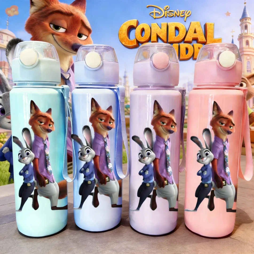Disney Licensed 3D Printed Zootopia Judy & Nick Water Cup,High-Appearance Design,3D Texture, 750ml, Fade-Resistant, Collectible
Disney Licensed 3D Printed Zootopia Judy & Nick Water Cup,High-Appearance Design,3D Texture, 750ml, Fade-Resistant, Collectible