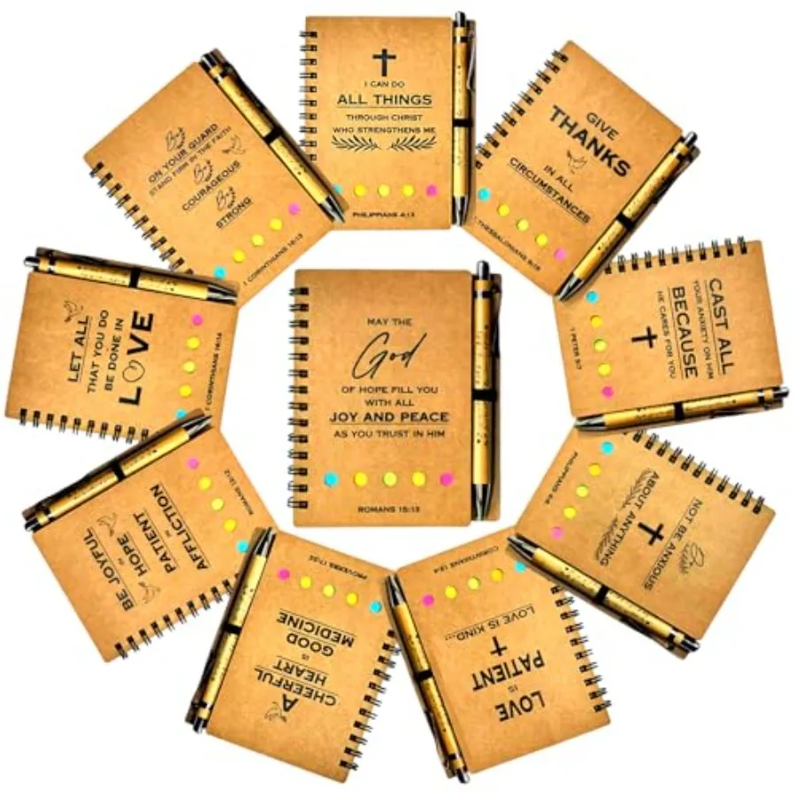 30 Sets Christian Notebooks Bulk Prayer Journals Inspirational Christian Gifts Bible Notebook with Bible Verse Pens for Women M
30 Sets Christian Notebooks Bulk Prayer Journals Inspirational Christian Gifts Bible Notebook with Bible Verse Pens for Women M