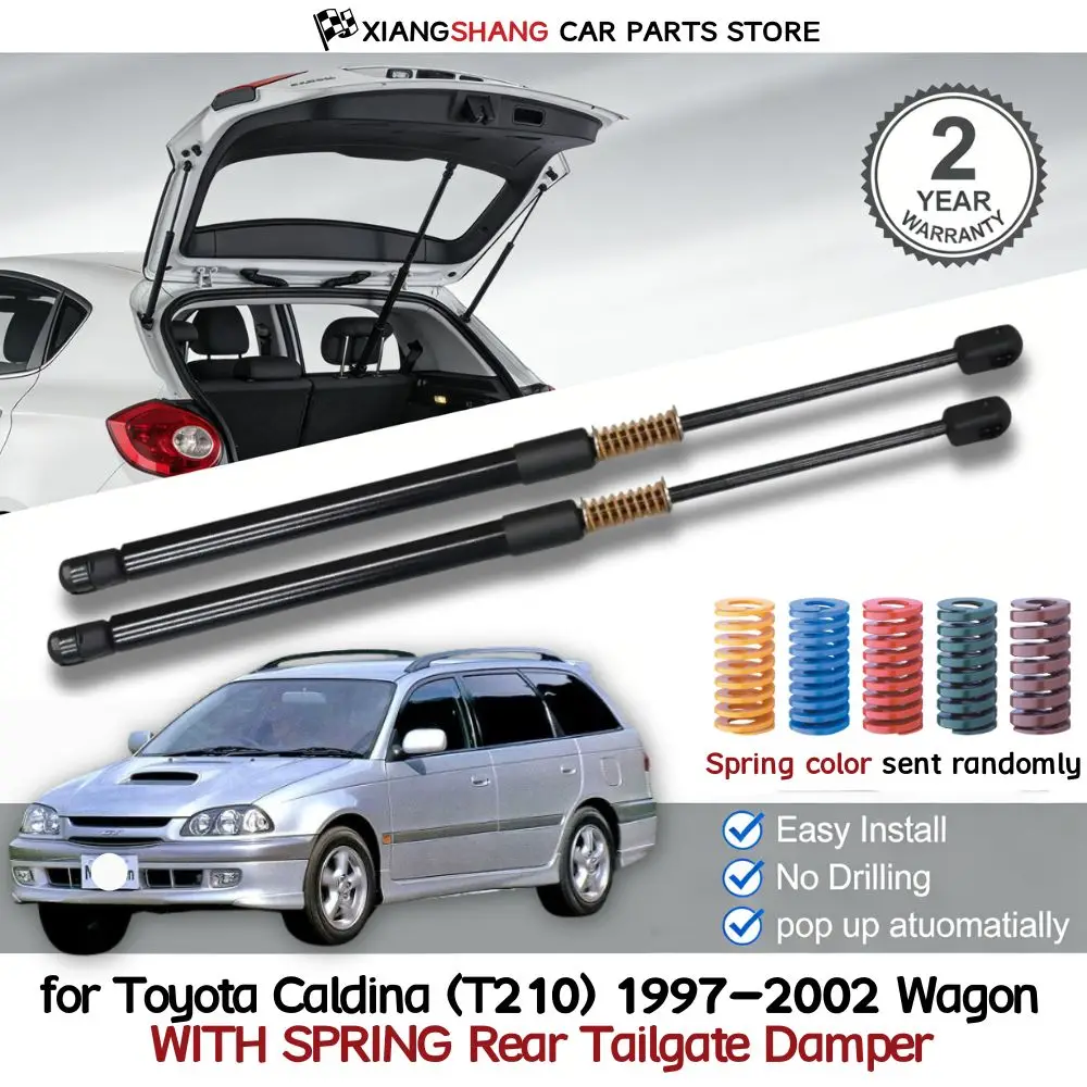 2pcs Rear Auto Open With Spring Damper for Toyota Caldina (T210) 1997-2002 Wagon Trunk Boot Gas Charged Gas Struts
2pcs Rear Auto Open With Spring Damper for Toyota Caldina (T210) 1997-2002 Wagon Trunk Boot Gas Charged Gas Struts