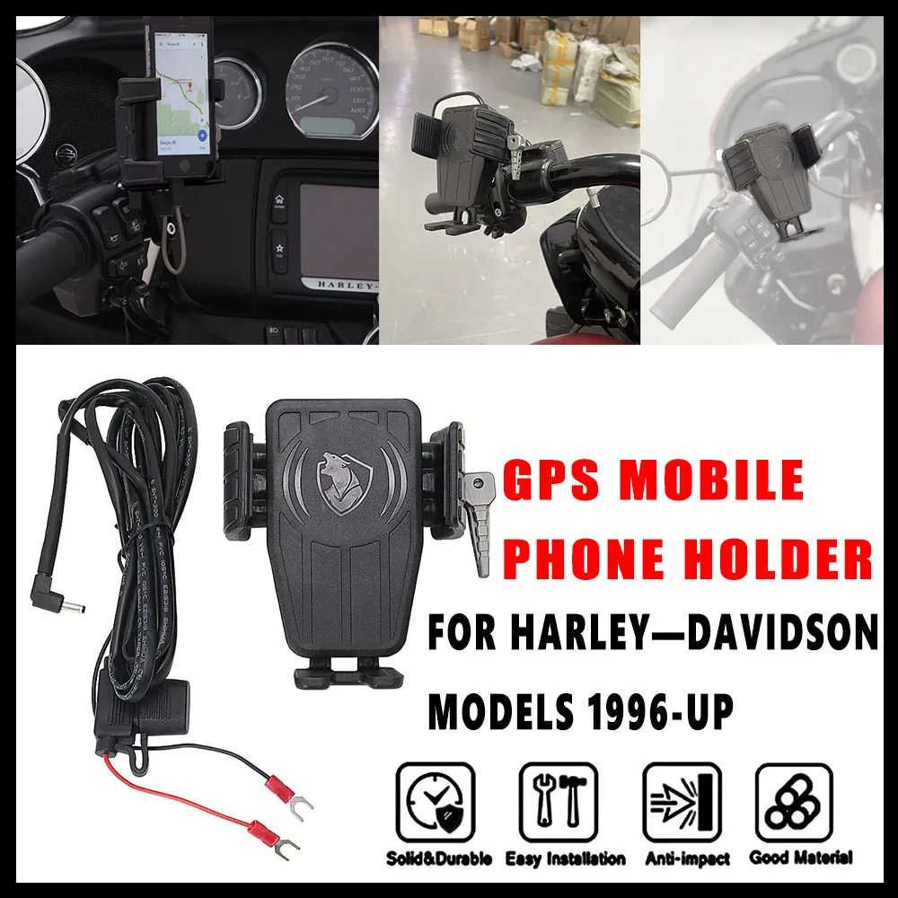 Motorcycle Wireless Charging GPS Phone Holder Navigation Bracket Black NEWFor Harley Touring Street Road Electra Tri Glide FLHTK
Motorcycle Wireless Charging GPS Phone Holder Navigation Bracket Black NEWFor Harley Touring Street Road Electra Tri Glide FLHTK