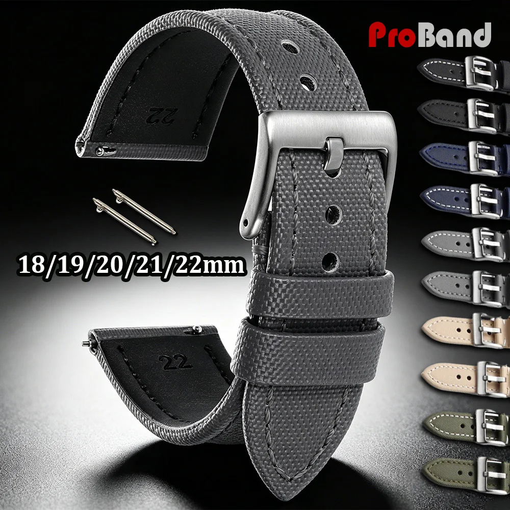 Premium Sailcloth Watch Band for Blancpain for Seiko Waterproof Canvas Nylon Straps Quick Release Bracelet 18 19 21 20 22mm Belt
Premium Sailcloth Watch Band for Blancpain for Seiko Waterproof Canvas Nylon Straps Quick Release Bracelet 18 19 21 20 22mm Belt