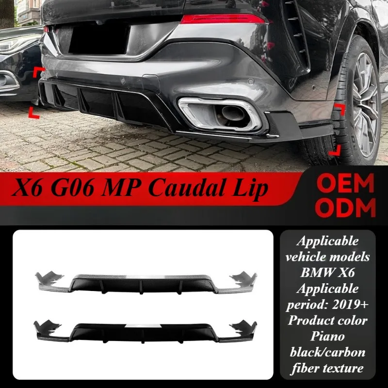 For BMW X6 G06 19+ Present M Performance Style Rear Lip Diffuser Kit with Corners Black ABS Direct Fit Exterior Styling Upgrade
For BMW X6 G06 19+ Present M Performance Style Rear Lip Diffuser Kit with Corners Black ABS Direct Fit Exterior Styling Upgrade