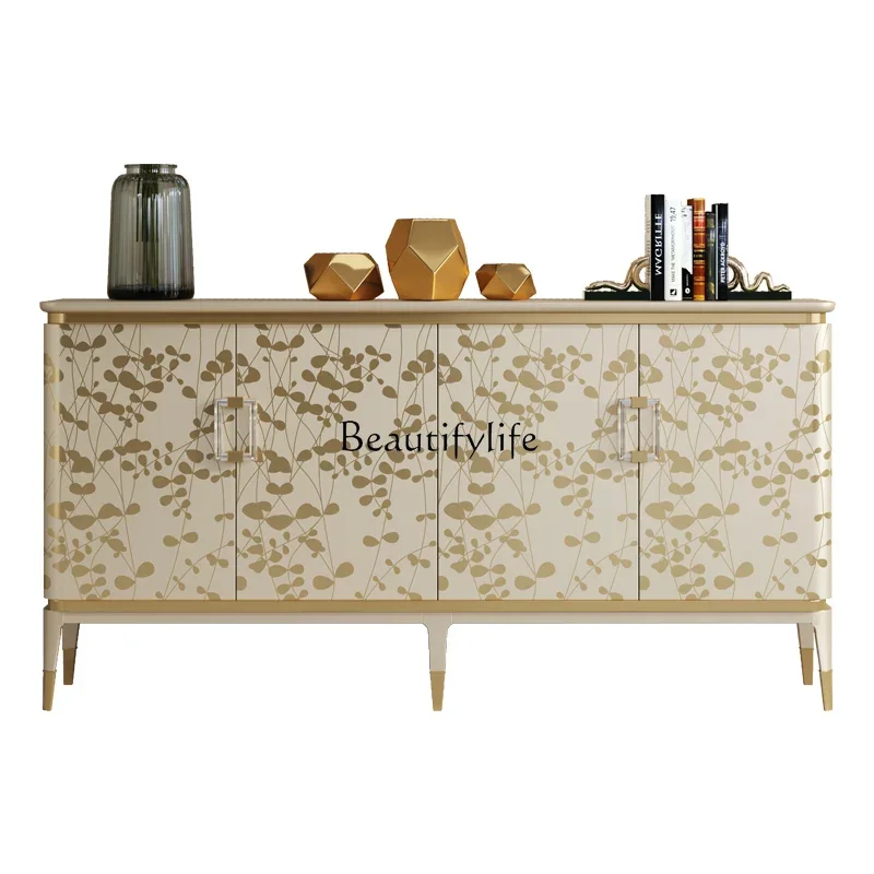 *FG44American light luxury dining side cabinet high-end art furniture entrance cabinet
*FG44American light luxury dining side cabinet high-end art furniture entrance cabinet