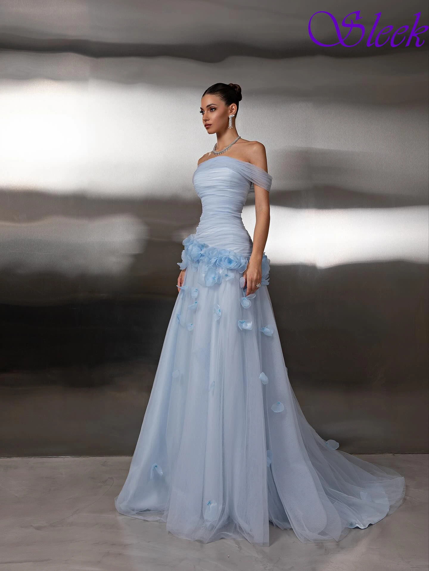 Customized A-Line Boat Neck Elegant Formal Evening Dress Modern Temperament Celebrity Gowns Delicate High Quality Party Dress
Customized A-Line Boat Neck Elegant Formal Evening Dress Modern Temperament Celebrity Gowns Delicate High Quality Party Dress
