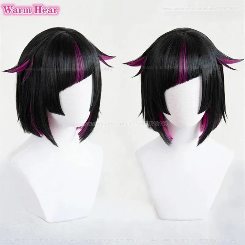 qa156In Stock Lilia Vanrouge Cosplay Anime Short 30cm Black Highlights Purple Wig And Teeth Heat Resistant Synthetic Party W
qa156In Stock Lilia Vanrouge Cosplay Anime Short 30cm Black Highlights Purple Wig And Teeth Heat Resistant Synthetic Party W