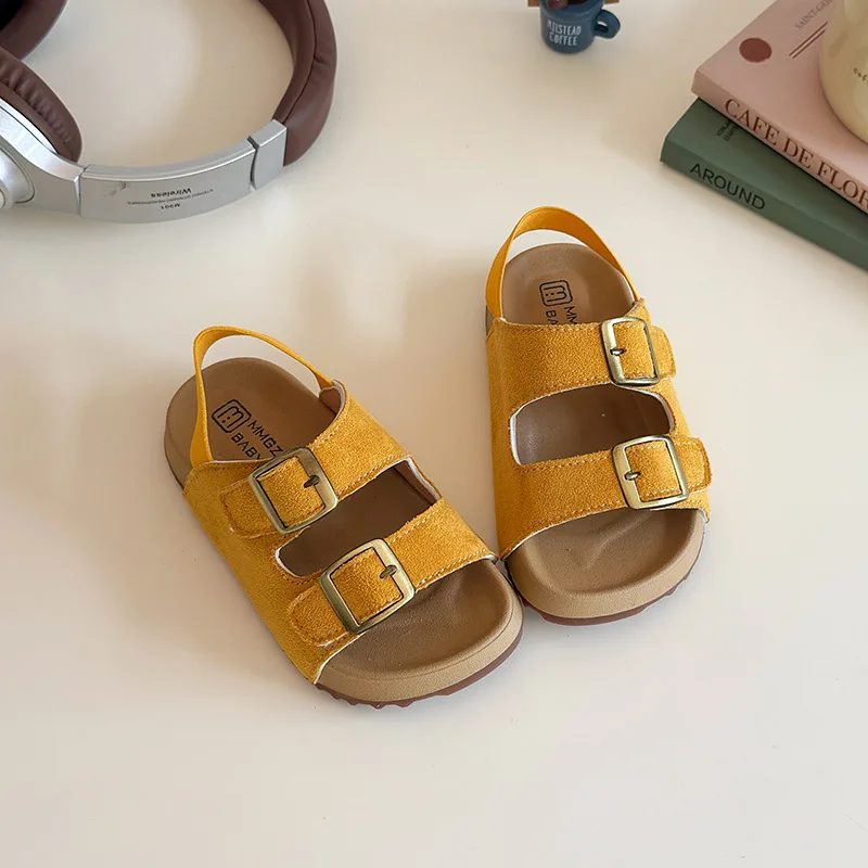Suede Leather Kids Beach Shoes Child Sports Sandals Classic Antique Brass Buckle Children Sandals Girls Shoes Candy Color
Suede Leather Kids Beach Shoes Child Sports Sandals Classic Antique Brass Buckle Children Sandals Girls Shoes Candy Color