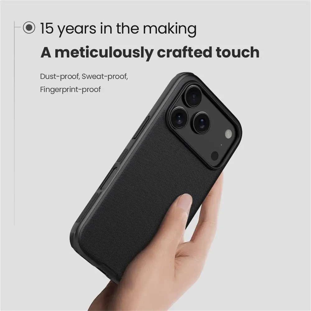 Чехол для телефона Nillkin Frosted Shield для iPhone 17/Air/Pro/Pro Max, магнитный противоударный защитный чехол из ПК + ТПУ 
Чехол для телефона Nillkin Frosted Shield для iPhone 17/Air/Pro/Pro Max, магнитный противоударный защитный чехол из ПК + ТПУ