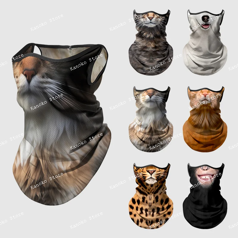 summer and autumn ice silk motorcycle riding headscarf, thin animal and cat full face hanging ear mask
summer and autumn ice silk motorcycle riding headscarf, thin animal and cat full face hanging ear mask