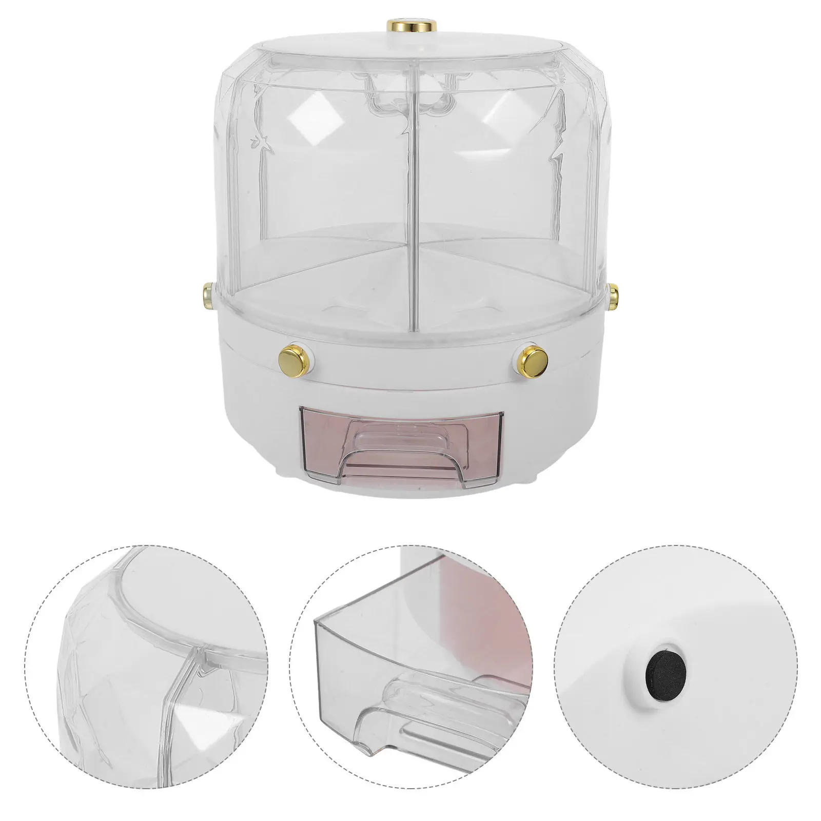 6 Compartment Multi Grain Dispenser Rotating Food Organizer Kitchen Pantry Countertop Rice Storage Container Dry Grain Dispenser
6 Compartment Multi Grain Dispenser Rotating Food Organizer Kitchen Pantry Countertop Rice Storage Container Dry Grain Dispenser