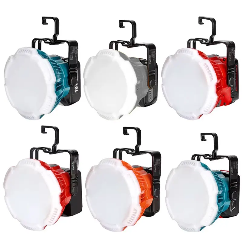 24W LED Work Light for Makita/Bosch/Dewalt/Milwaukee 14.4V-20V Lithium Battery Cordless Lantern 2400Lumen for Outdoor Camping
24W LED Work Light for Makita/Bosch/Dewalt/Milwaukee 14.4V-20V Lithium Battery Cordless Lantern 2400Lumen for Outdoor Camping