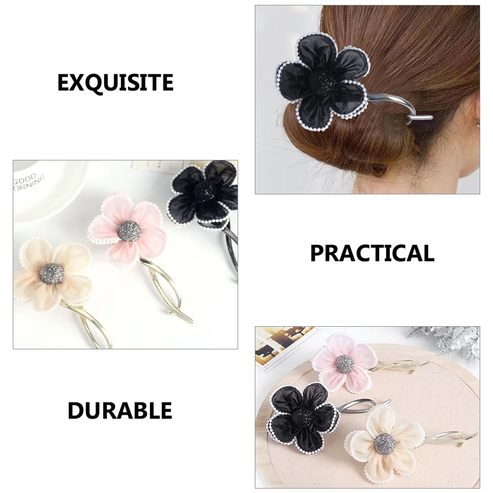 3pcs Floral Clips Metal Pearl Accessories Lightweight Durable Bun Clamp Barrette For Curly Ponytail Hair Tools Women
3pcs Floral Clips Metal Pearl Accessories Lightweight Durable Bun Clamp Barrette For Curly Ponytail Hair Tools Women