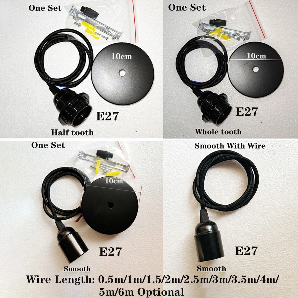 Винтажный патрон E27 из бакелита, пластиковый, с винтовым креплением, фенольный, для лампы, с проводом, для самостоятельной сборки светильника
Винтажный патрон E27 из бакелита, пластиковый, с винтовым креплением, фенольный, для лампы, с проводом, для самостоятельной сборки светильника