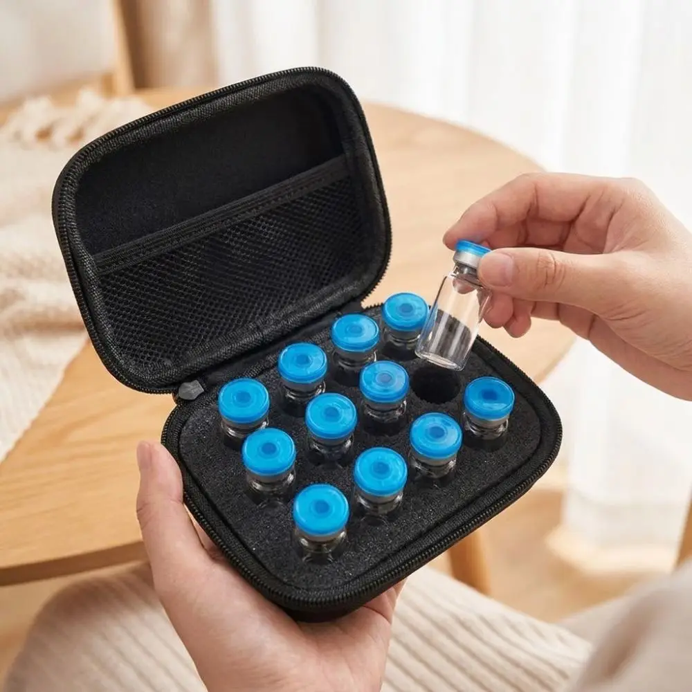 10 Slot Insulin Vial Storage Case 1-3ML Zippers Closure Essential Oil Box Organizer Waterproof Wear-resistant
10 Slot Insulin Vial Storage Case 1-3ML Zippers Closure Essential Oil Box Organizer Waterproof Wear-resistant