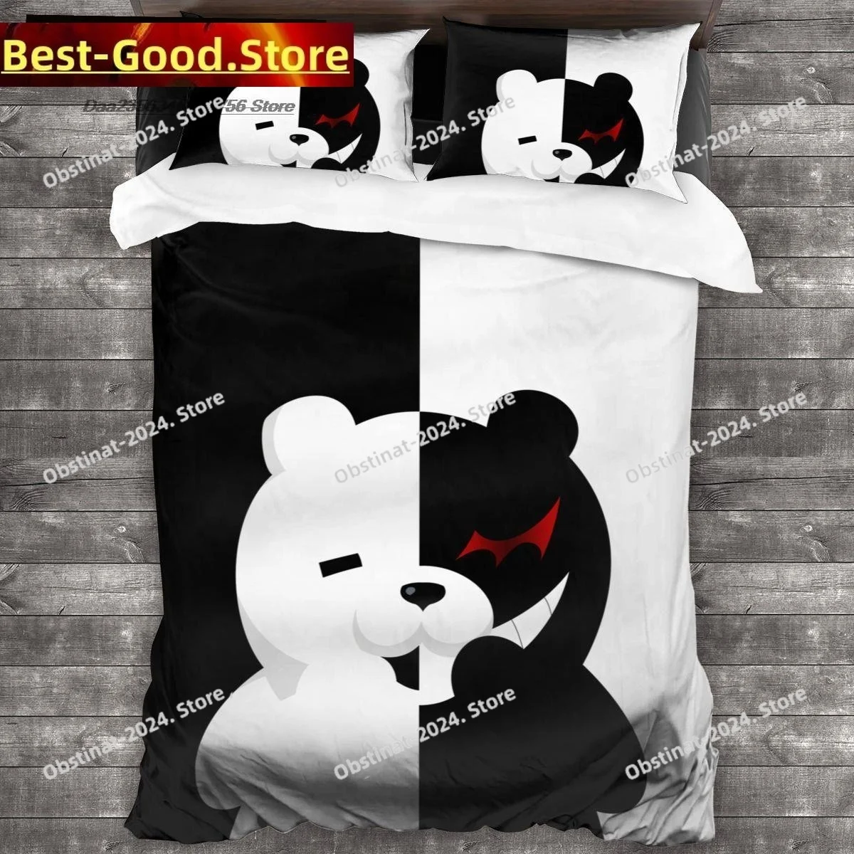3D Print Cartoons Danganronpa Monokuma Bedding Set Single Twin Full Queen King Size Bed Set Adult Kid Bedroom Duvet cover Sets
3D Print Cartoons Danganronpa Monokuma Bedding Set Single Twin Full Queen King Size Bed Set Adult Kid Bedroom Duvet cover Sets