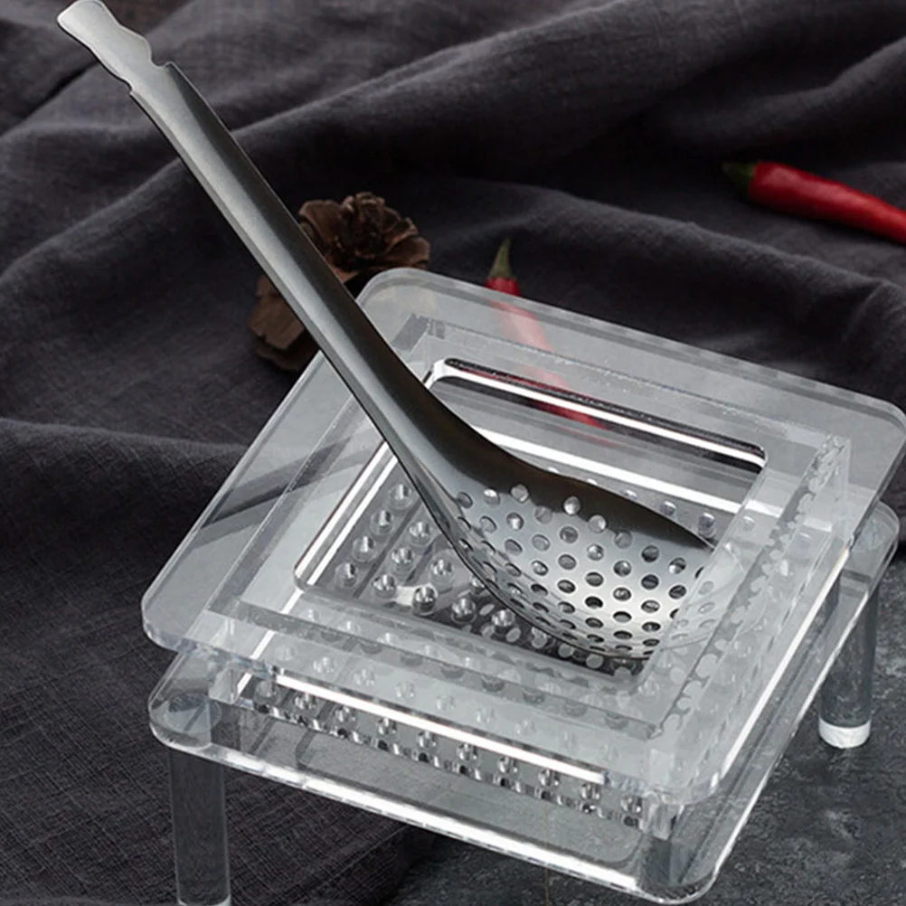 6pcs Stainless Steel Colanders Mirror Polished Porous Design High Efficiency Filtration Kitchen Gadgets Caviar Scoops Strainer
6pcs Stainless Steel Colanders Mirror Polished Porous Design High Efficiency Filtration Kitchen Gadgets Caviar Scoops Strainer