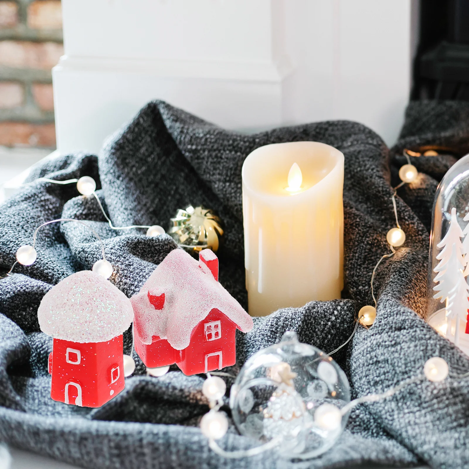 6Pcs Small Snow Decorations Resin Made Mini Christmas Villas Lovely Micro for Holiday Mantel Table
6Pcs Small Snow Decorations Resin Made Mini Christmas Villas Lovely Micro for Holiday Mantel Table