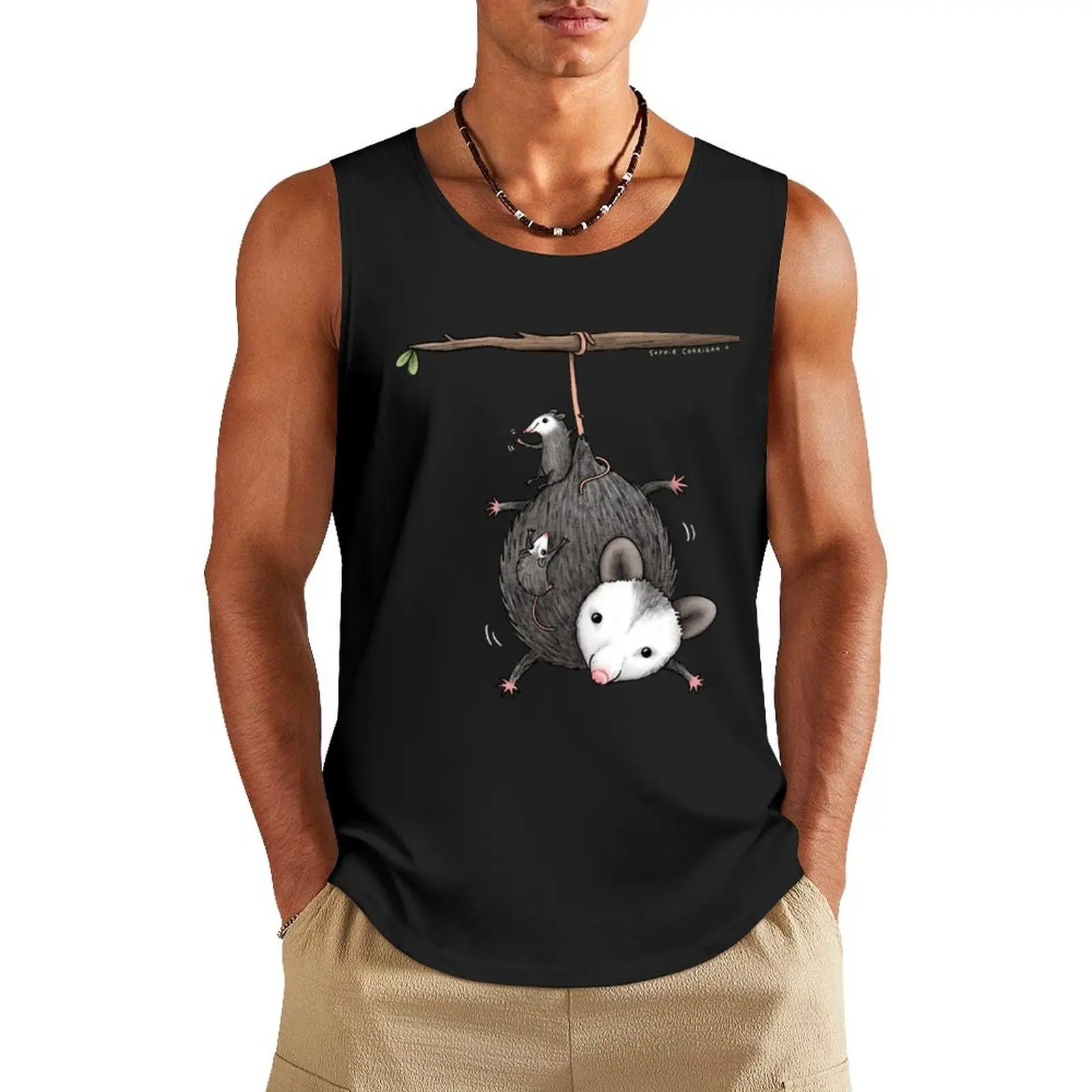 Opossum Family Tank Top sleeveless gym shirts male sports suits T-shirt man clothes for men summer
Opossum Family Tank Top sleeveless gym shirts male sports suits T-shirt man clothes for men summer