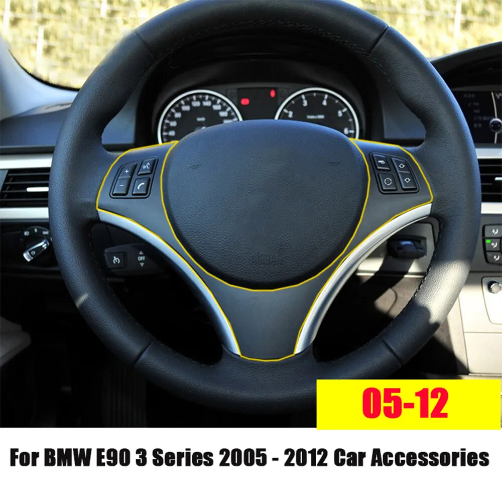 Car Inner Steering Wheel Decoration Cover Trim For BMW 1 Series E82 E87 3 Series E90 E92 E93 2004-2012 Frame Sticker Accessories
Car Inner Steering Wheel Decoration Cover Trim For BMW 1 Series E82 E87 3 Series E90 E92 E93 2004-2012 Frame Sticker Accessories