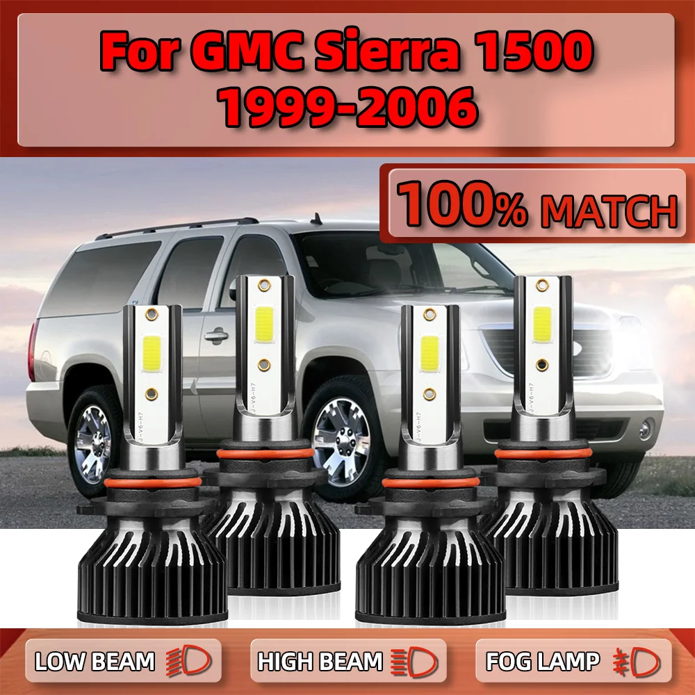 LED Headlight Bulbs 240W 40000LM Auto Lamps 6000K Car Lights 12V For GMC Sierra 1500 1999 2000 2001 2002 2003 2004 2005 2006
LED Headlight Bulbs 240W 40000LM Auto Lamps 6000K Car Lights 12V For GMC Sierra 1500 1999 2000 2001 2002 2003 2004 2005 2006