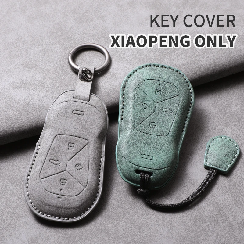 Suede Leather Car Smart Remote Key Case Cover Protector Holder Shell For Xpeng Xiaopeng P5 P7 G9 G3 Auto Keychain Accessories
Suede Leather Car Smart Remote Key Case Cover Protector Holder Shell For Xpeng Xiaopeng P5 P7 G9 G3 Auto Keychain Accessories
