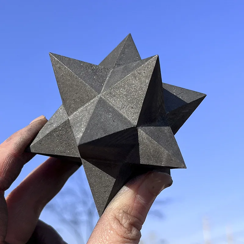 Wholesale 1pcs 100% Natural Russia Shungite Merkaba 7-8cm Elite Shungite Stone,EMF 5G Protection,Home Decration
Wholesale 1pcs 100% Natural Russia Shungite Merkaba 7-8cm Elite Shungite Stone,EMF 5G Protection,Home Decration