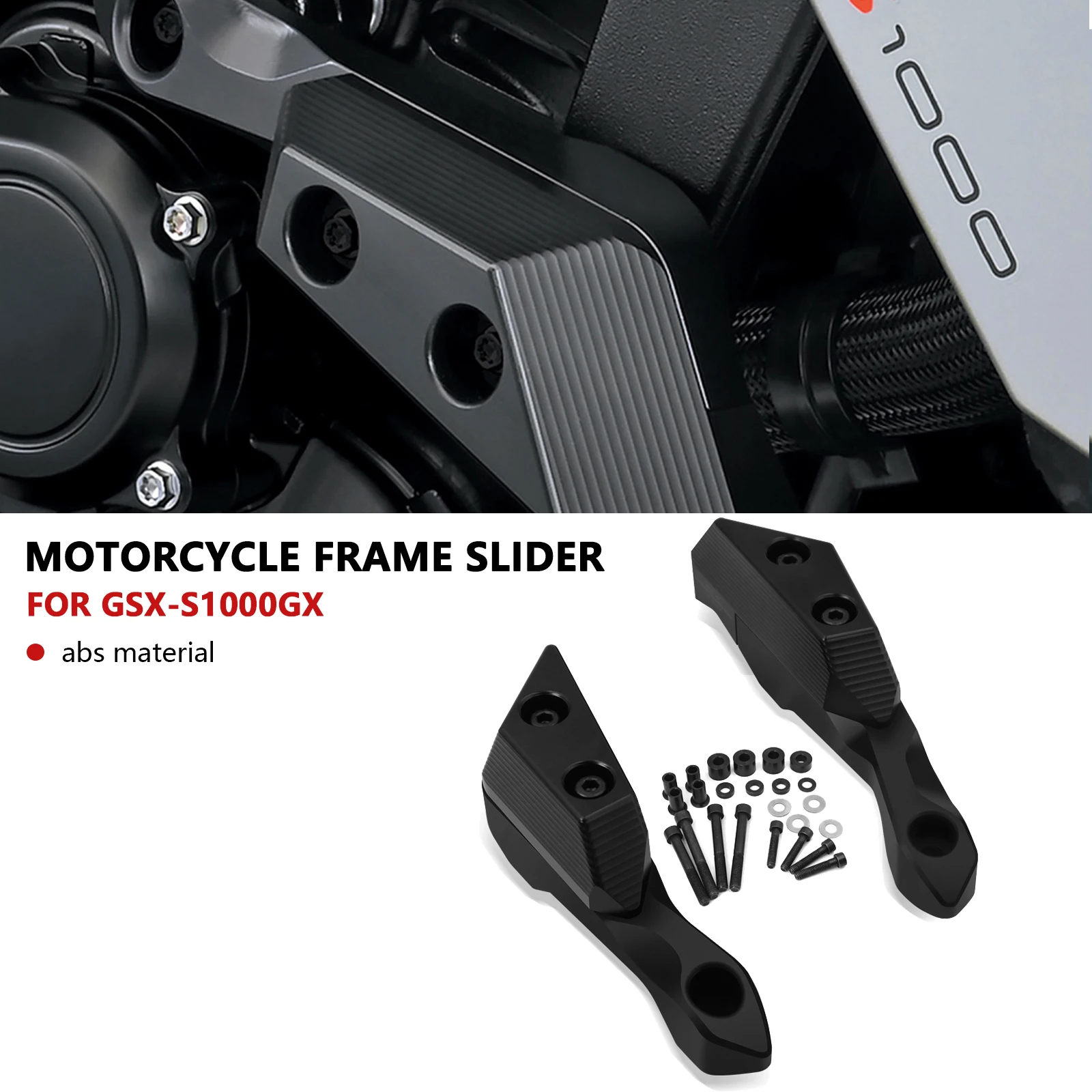 For Motorcycle Frame Slider Crash Bars Engine Protective Guard Body Falling Protection cover GSX-S1000GX 2024 GSXS1000GX
For Motorcycle Frame Slider Crash Bars Engine Protective Guard Body Falling Protection cover GSX-S1000GX 2024 GSXS1000GX