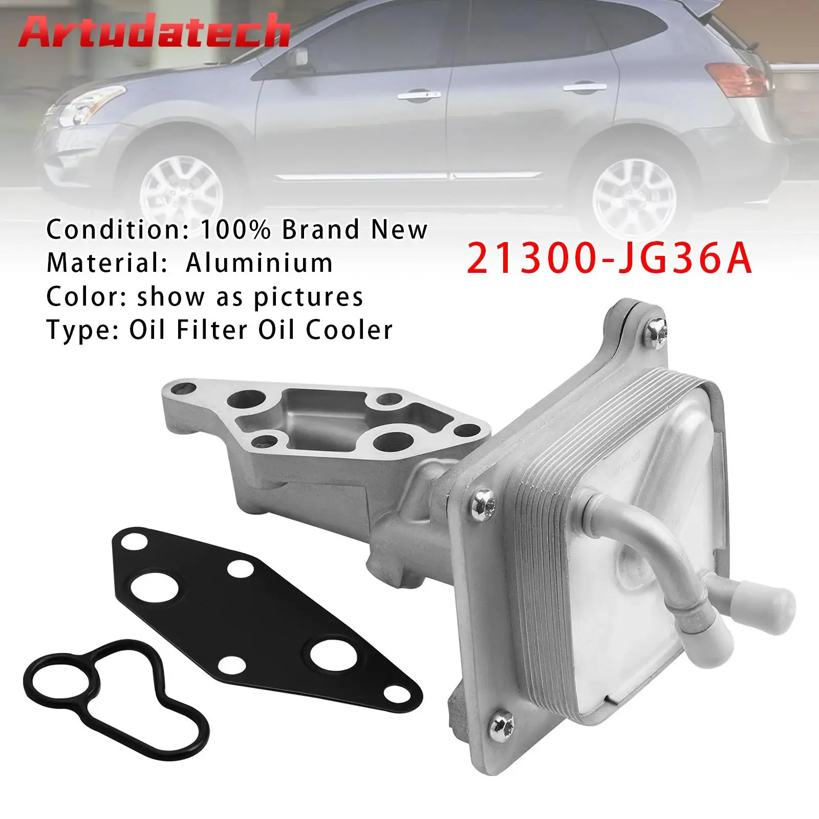 Artudatech Oil Filter Housing Oil Cooler 21300-JG36A For Nissan Rogue 2008 2009 2010 2011 2012 2013 2014 2015 Car Accessories
Artudatech Oil Filter Housing Oil Cooler 21300-JG36A For Nissan Rogue 2008 2009 2010 2011 2012 2013 2014 2015 Car Accessories