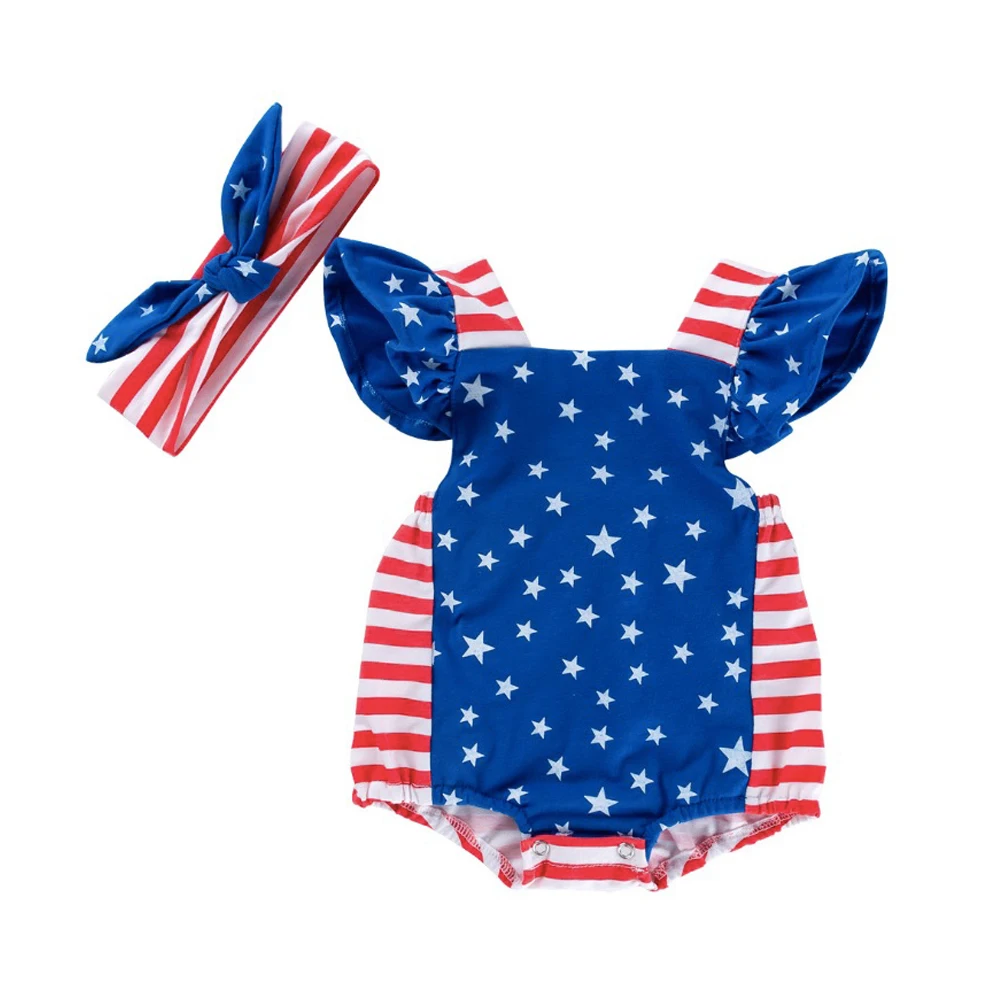 US Independence Day Baby Costume Set Party Dressed Up Clothing Suit Toddlers Clothes Set for Infant Newborn (66cm) 
US Independence Day Baby Costume Set Party Dressed Up Clothing Suit Toddlers Clothes Set for Infant Newborn (66cm)