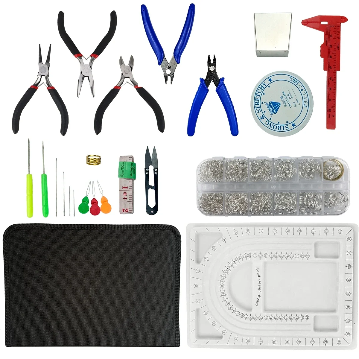 23pcs Bead Tray Design Flocked Board Set for Jewelry Making Repair Kit DIY Bracelet Necklace Craft Measuring Tool Jewelers Organ
23pcs Bead Tray Design Flocked Board Set for Jewelry Making Repair Kit DIY Bracelet Necklace Craft Measuring Tool Jewelers Organ