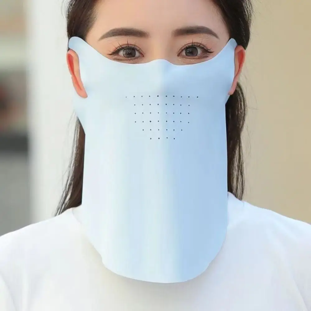 Solid Color Sunscreen Mask UV Protection Summer Face Scarves Ice Silk Mask Face Shield Sun Proof Bib Neck Wrap Cover Sports
Solid Color Sunscreen Mask UV Protection Summer Face Scarves Ice Silk Mask Face Shield Sun Proof Bib Neck Wrap Cover Sports