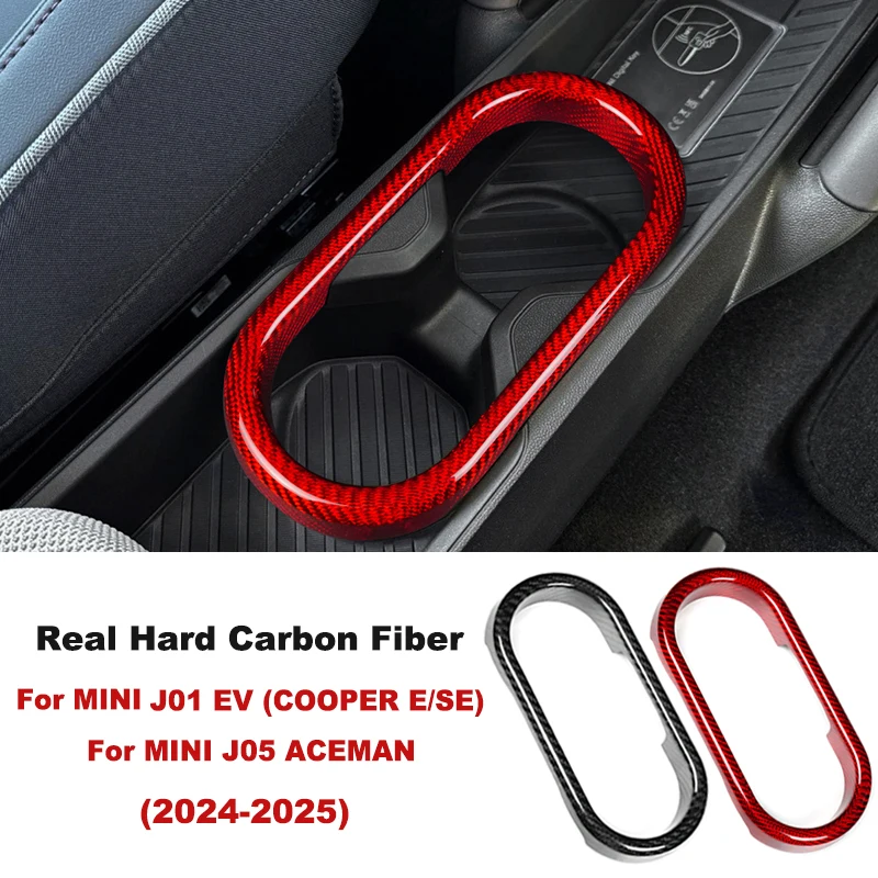 Real Hard Carbon Fiber Sticker for Mini Cooper E SE J01 EV J05 Aceman 2024 2025 Accessories Center Water Cup Holder Frame Cover
Real Hard Carbon Fiber Sticker for Mini Cooper E SE J01 EV J05 Aceman 2024 2025 Accessories Center Water Cup Holder Frame Cover
