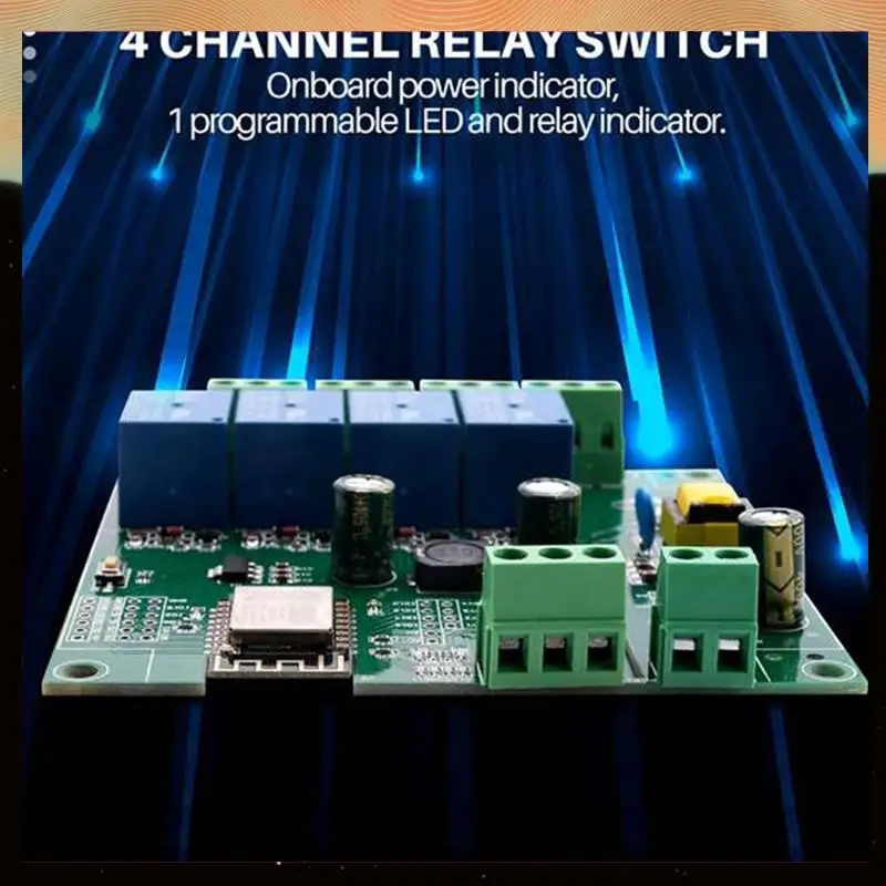 ESP8266ESP-12F WIFI релейный модуль 4 канала AC90-250V/DC7-30V/5V переключатель задержки для Smarthome IOT пульт дистанционного управления для ARDUINO IDE прочный
ESP8266ESP-12F WIFI релейный модуль 4 канала AC90-250V/DC7-30V/5V переключатель задержки для Smarthome IOT пульт дистанционного управления для ARDUINO IDE прочный