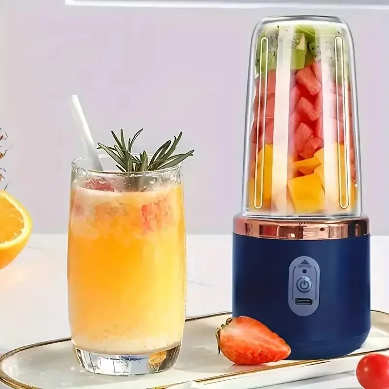 1PC Small juicer, small portable fruit juicer with rechargeable juice cup, two-in-one portable blender and water bottle
1PC Small juicer, small portable fruit juicer with rechargeable juice cup, two-in-one portable blender and water bottle