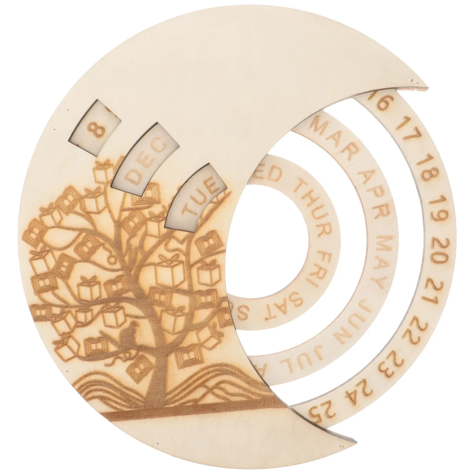Wooden Perpetual Calendar Wall Hanging Decor Moon Design Decorative Wooden Craft Home Office Wall Art Ornament
Wooden Perpetual Calendar Wall Hanging Decor Moon Design Decorative Wooden Craft Home Office Wall Art Ornament