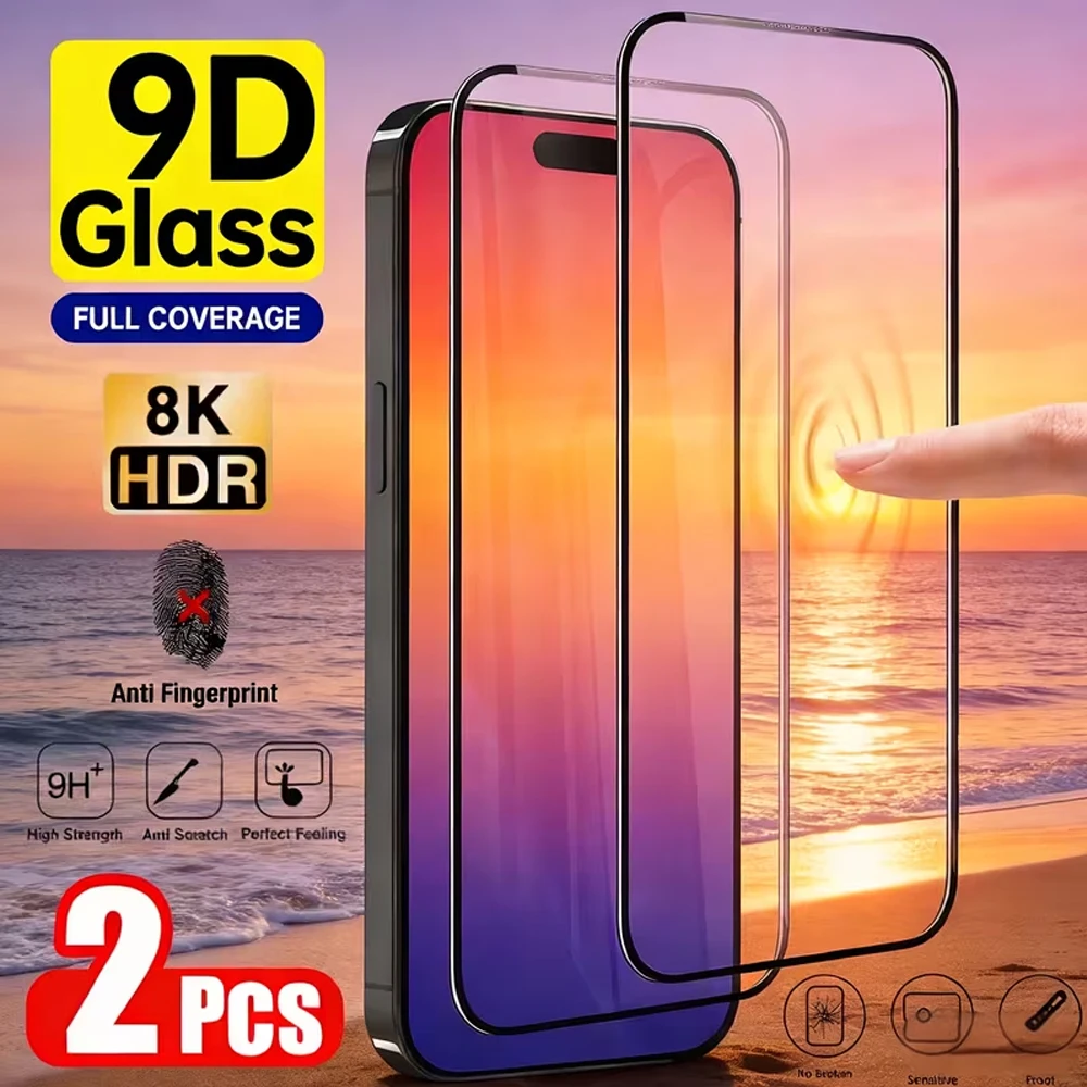 2PCS Tempered Glass For iPhone 17 Pro Max Air Screen Protector for iPhone 16 15 14 13 12 11 Pro 6 Plus 7 8 SE Protective Glass
2PCS Tempered Glass For iPhone 17 Pro Max Air Screen Protector for iPhone 16 15 14 13 12 11 Pro 6 Plus 7 8 SE Protective Glass
