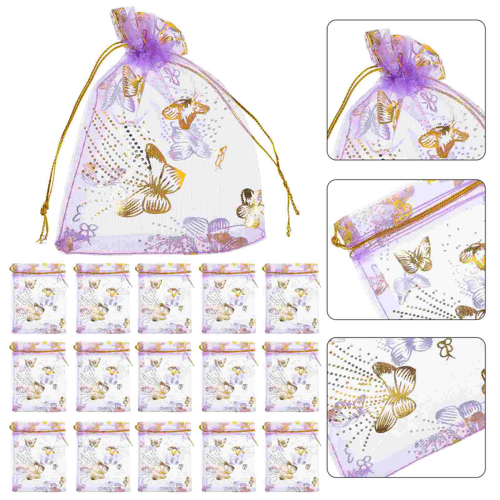 50Pcs Decorative Mesh Bags Small Gift Candy Bags Novelty Organza Bags Party Drawstring Mesh Bags small bags for jewelry
50Pcs Decorative Mesh Bags Small Gift Candy Bags Novelty Organza Bags Party Drawstring Mesh Bags small bags for jewelry
