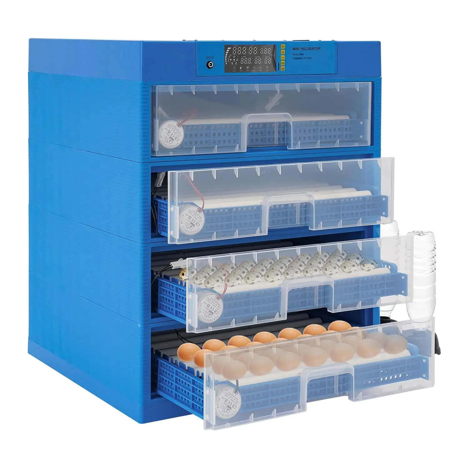 256 Egg Incubator, Digital Poultry Hatcher Machine with Automatic Egg Turning & LED Display
256 Egg Incubator, Digital Poultry Hatcher Machine with Automatic Egg Turning & LED Display