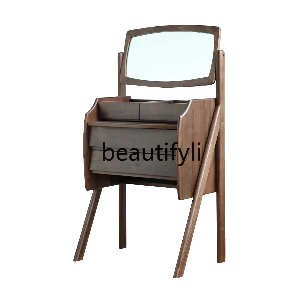 ss D Dresser black walnut solid wood modern simple bedroom storage small apartment makeup table
ss D Dresser black walnut solid wood modern simple bedroom storage small apartment makeup table