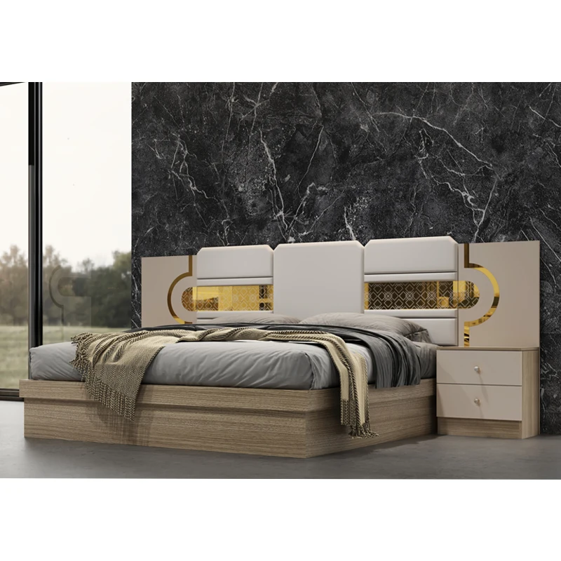&Italian Modern King Size Leather Double Bed Sets Hotel Home Master Room Cheap Full Mdf Queen Luxury Bedroom Furniture Set
&Italian Modern King Size Leather Double Bed Sets Hotel Home Master Room Cheap Full Mdf Queen Luxury Bedroom Furniture Set