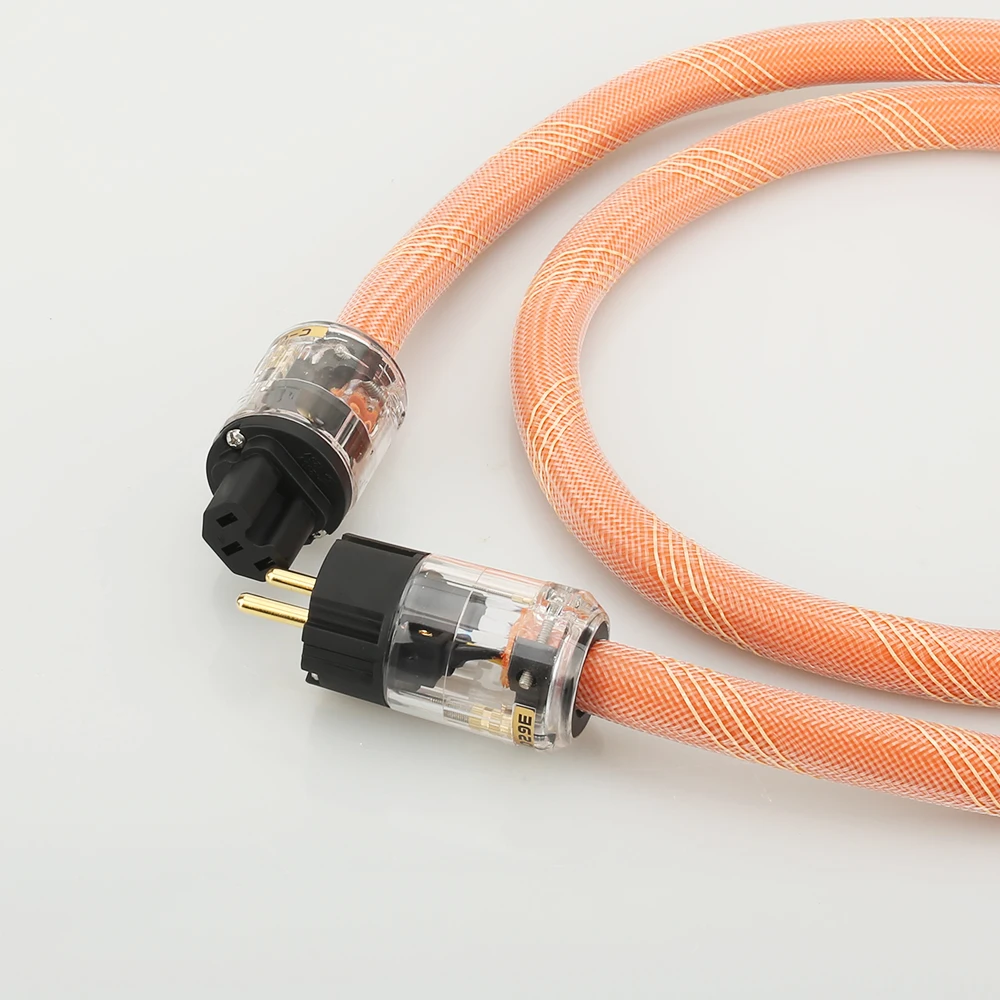 Hi-Fi Audio Upgrade & Replacement Power Cable, 5N OCC Orange Braided Schuko (EU) to IEC C13 AC Cord for Audiophile Systems
Hi-Fi Audio Upgrade & Replacement Power Cable, 5N OCC Orange Braided Schuko (EU) to IEC C13 AC Cord for Audiophile Systems